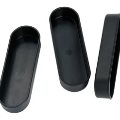 Cerf Dellier Exoglass 48 tartelettes oblong spécial fonceuse à pâte 13x4 cm