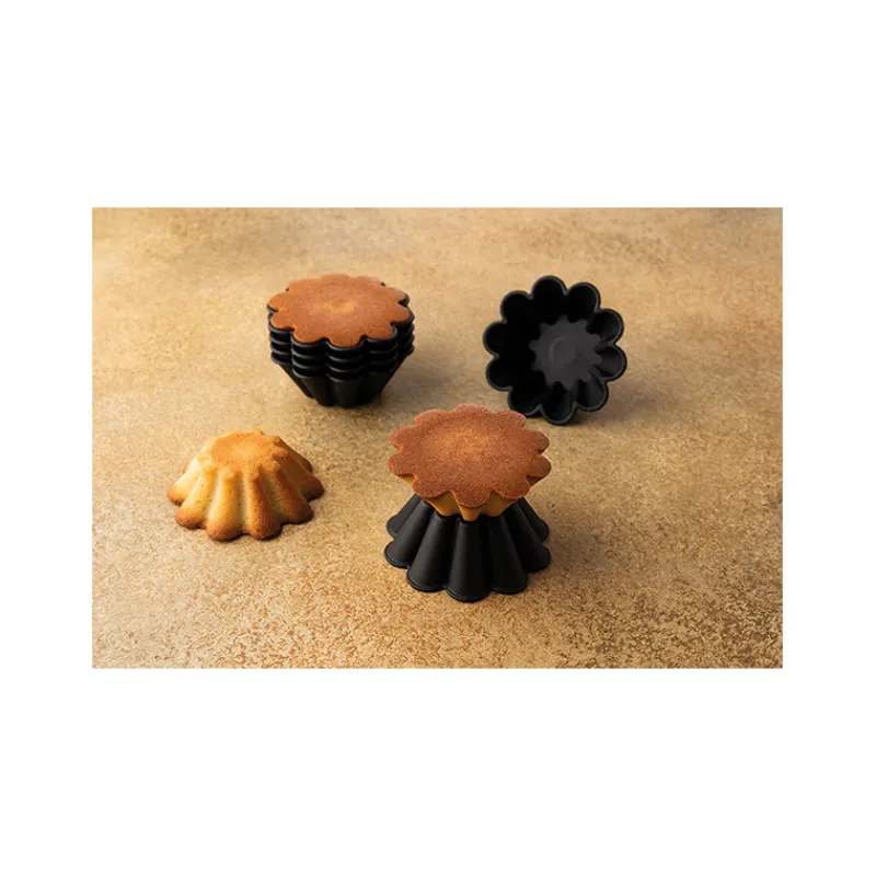 Cerf Dellier Exoglass brioches à 12 côtes 7 cm x 24