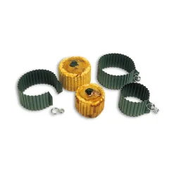 Cerf Dellier Exopan pâté en croûte rond cannelé hauteur 5 cm diamètre 6,5 cm