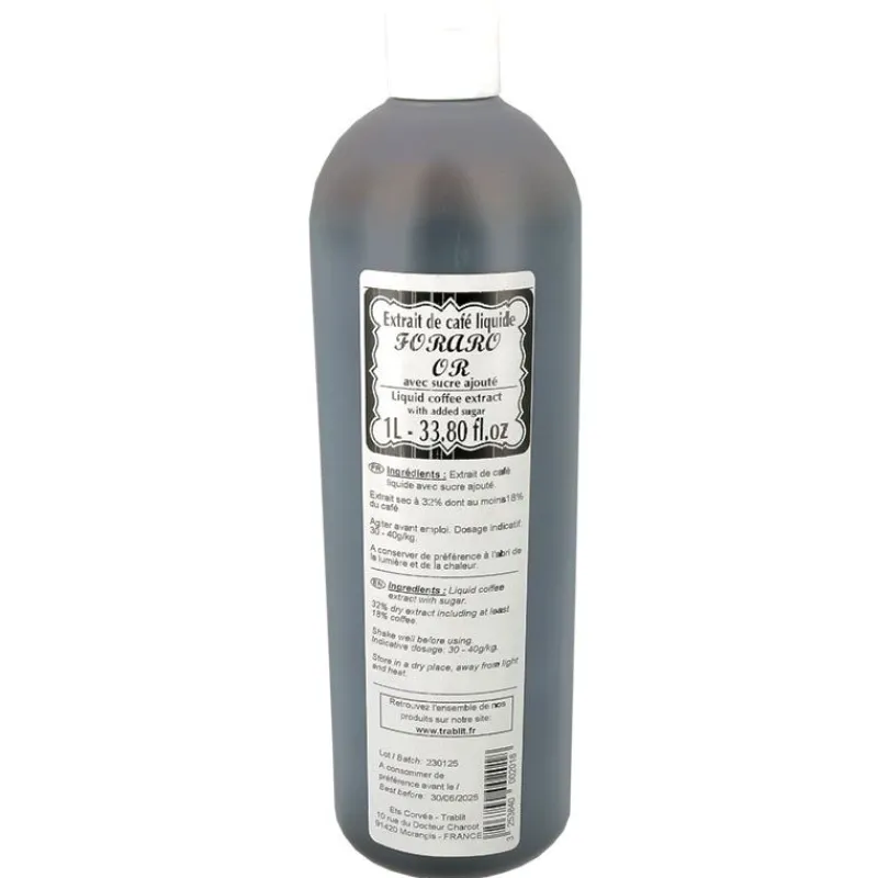 Cerf Dellier Extrait de café liquide Foraro Or 1 litre
