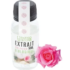 Cerf Dellier Extrait de rose biologique 50 ml