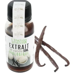 Cerf Dellier Extrait de vanille biologique 50 ml - DDM 03/25
