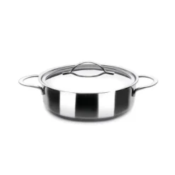 Cerf Dellier Faitout inox avec couvercle