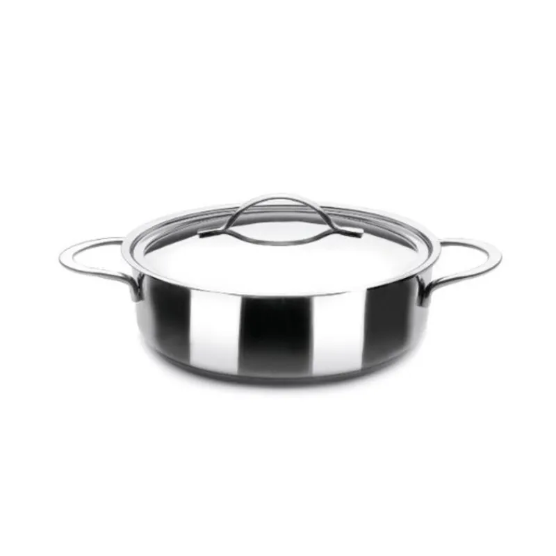 Cerf Dellier Faitout inox avec couvercle