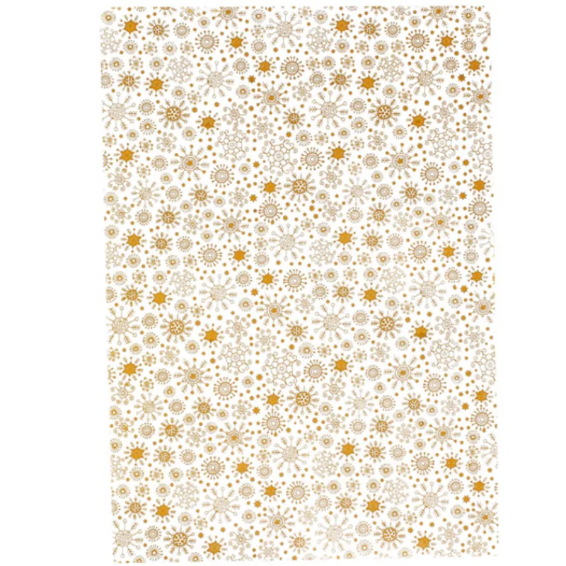 Cerf Dellier Feuilles transfert Flocons (x5)