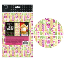 Cerf Dellier Feuilles transfert Scandinave (x5)