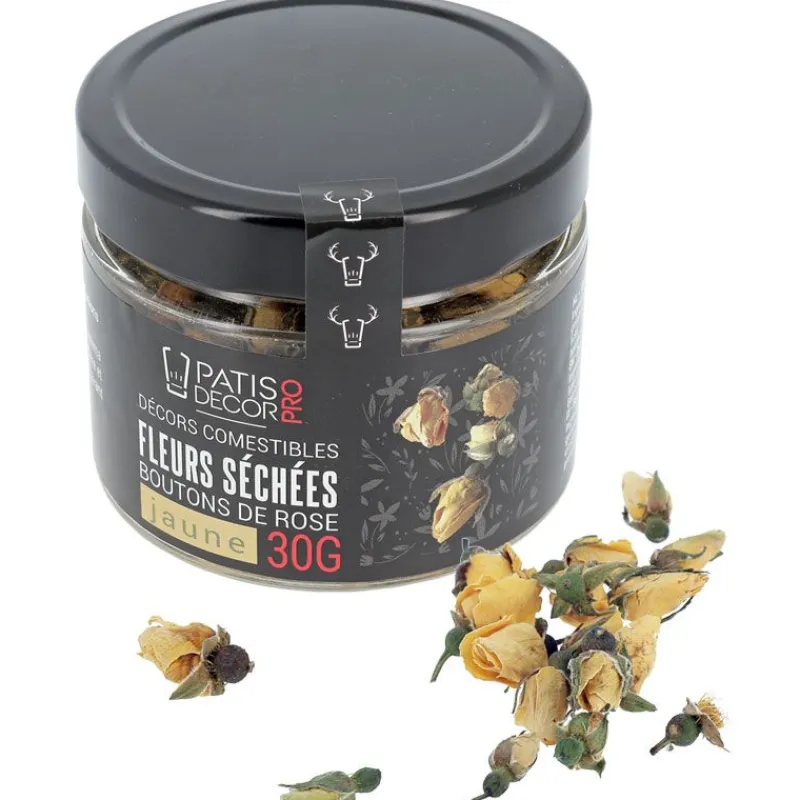 Cerf Dellier Fleurs séchées de roses jaunes 30 g