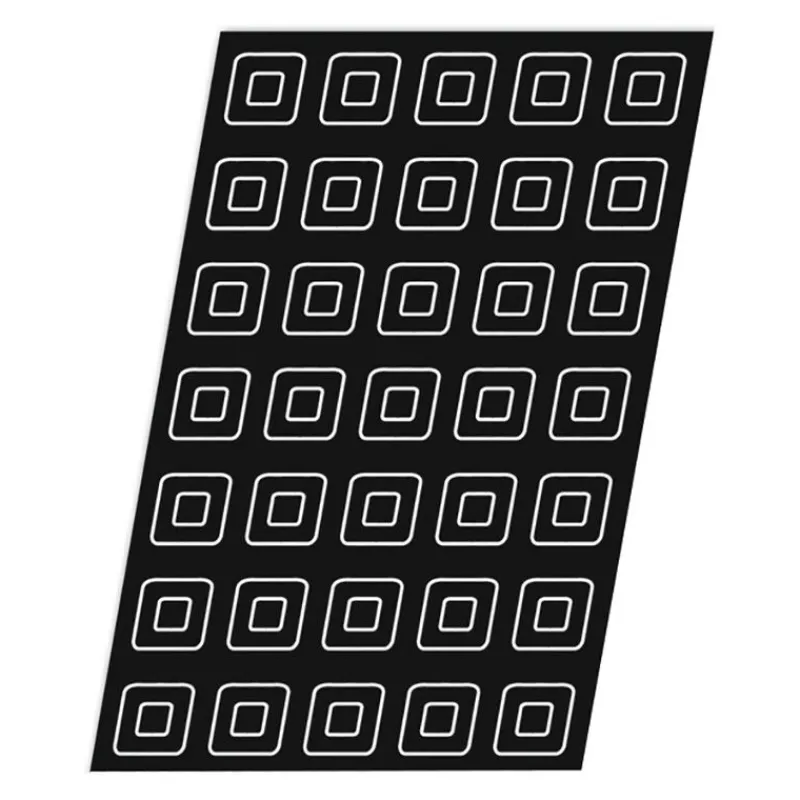 Cerf Dellier Flexipan GN 1/1 plaque de 45 mini-savarins 3,7x3,7x1,7 cm