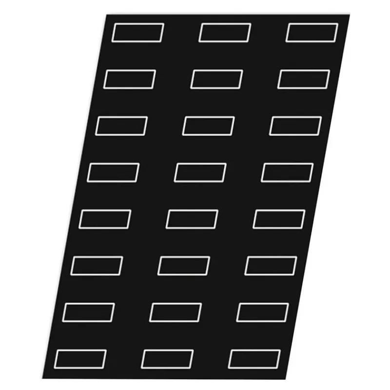 Cerf Dellier Flexipan 60x40 plaque de 25 cakes 8,9x4,6 cm