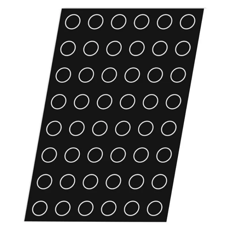 Cerf Dellier Flexipan 60x40 plaque de 48 cylindres 4x2 cm