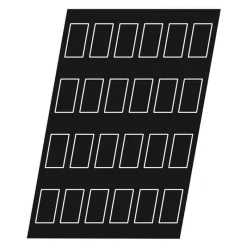 Cerf Dellier Flexipan 60x40 plaque de 24 financiers 8,7x4,7x1,4 cm