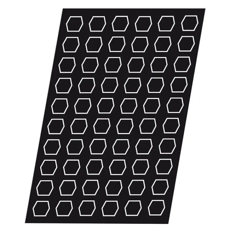 Cerf Dellier Flexipan 60x40 plaque de 60 hexagones 4,5x4 cm