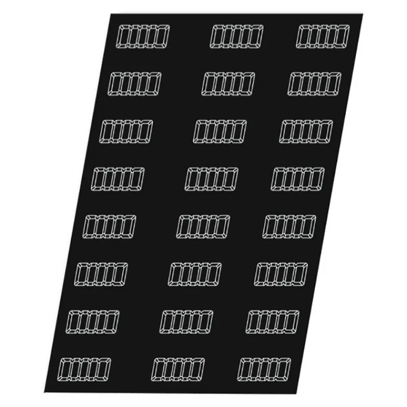 Cerf Dellier Flexipan 60x40 plaque de 24 lingots cannelés 10,6x4,6x2,5 cm