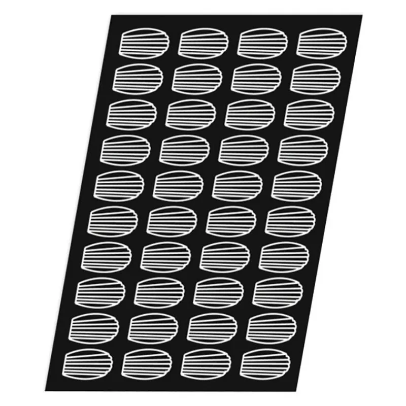 Cerf Dellier Flexipan 60x40 plaque de 40 madeleines 7,8x4,7 cm
