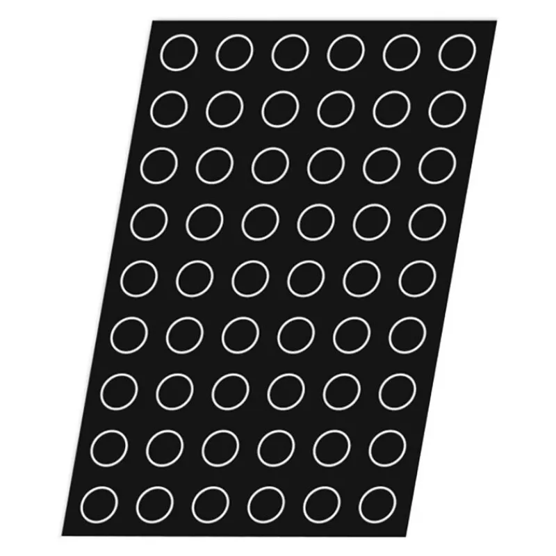 Cerf Dellier Flexipan 60x40 plaque de 54 mini-cylindres 3,8 cm