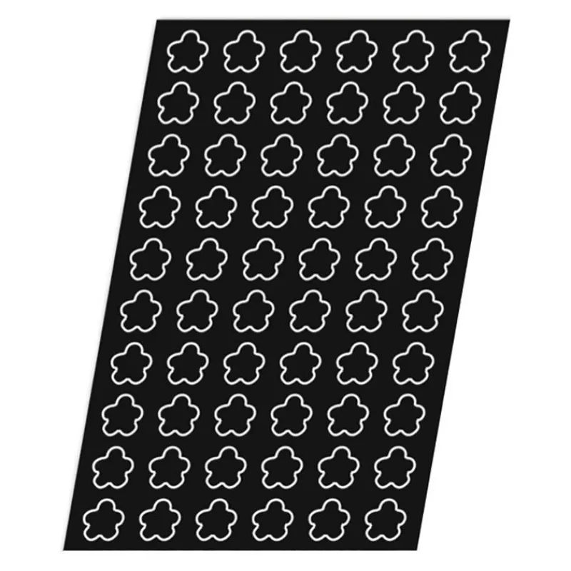 Cerf Dellier Flexipan 60x40 plaque de 60 mini-charlottes 3,5x1,5 cm