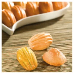Cerf Dellier Flexipan 60x40 plaque de 56 mini-madeleines 5,2x3,5 cm