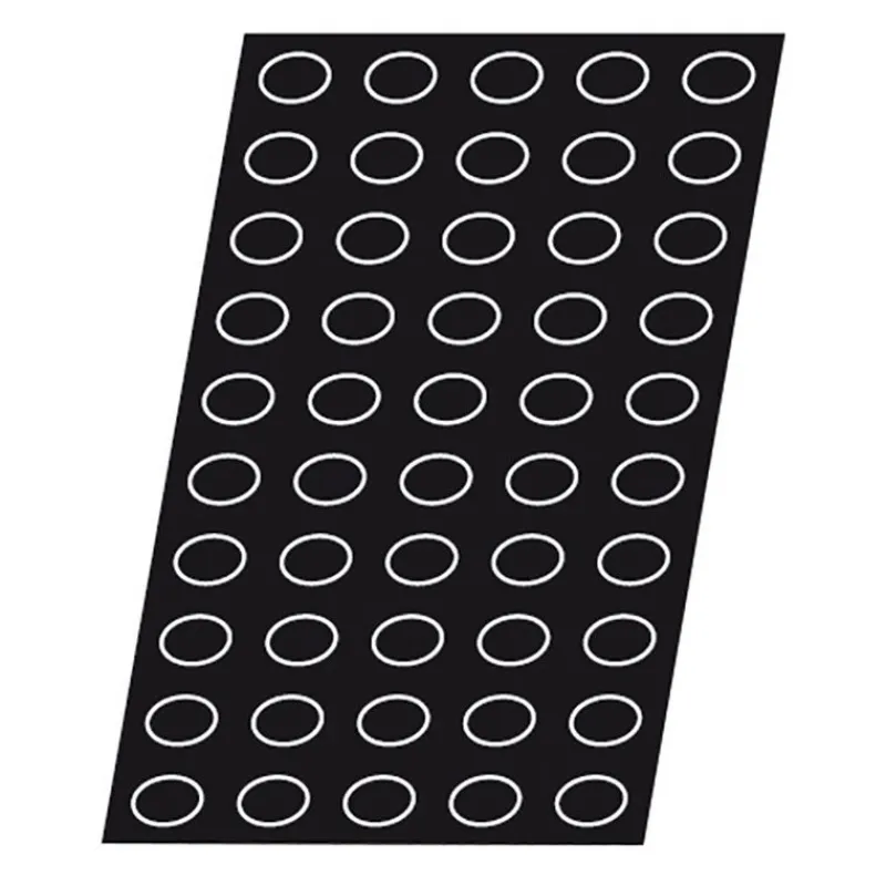 Cerf Dellier Flexipan 60x40 plaque de 50 mini-ondulos 5x3,5x2 cm