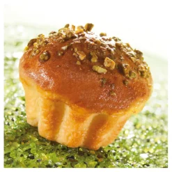 Cerf Dellier Flexipan 60x40 plaque de 24 mini-brioches cannelées 6,8 cm