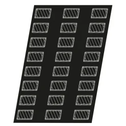 Cerf Dellier Flexipan 60x40 plaque de 24 ondines 7,9x4,9x2,9 cm