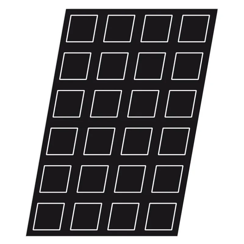 Cerf Dellier Flexipan 60x40 plaque de 24 pyramides 7x7x4 cm