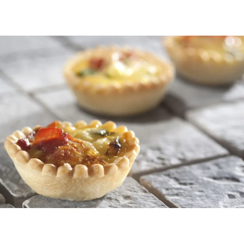 Cerf Dellier Flexipan 60x40 plaque de 60 quichettes tartelettes unies 4,2 cm
