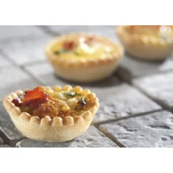 Cerf Dellier Flexipan 60x40 plaque de 48 quichettes tartelettes unies 4,8 cm