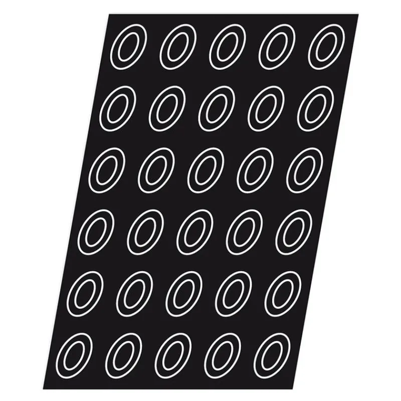 Cerf Dellier Flexipan 60x40 plaque de 24 savarins ovales 8x6 cm