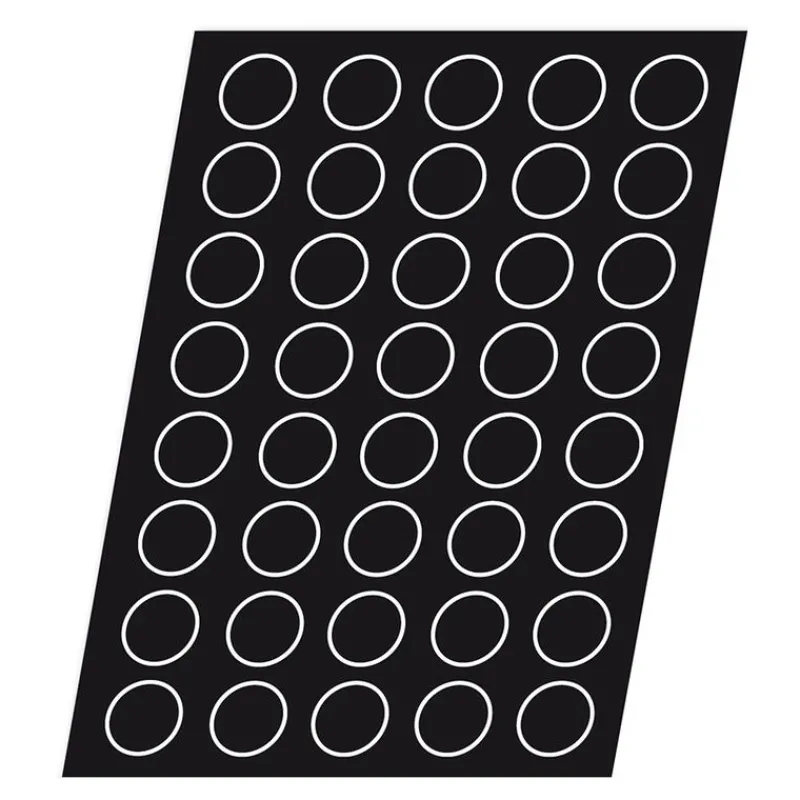 Cerf Dellier Flexipan 60x40 plaque de 15 tartelettes creuses évasées 9,6 cm