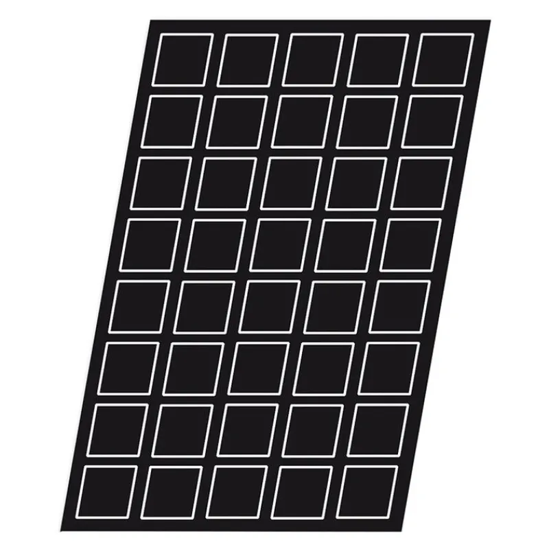Cerf Dellier Flexipan 60x40 plaque de 40 tartelettes carrées 6 cm
