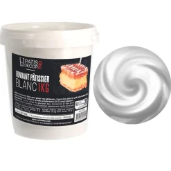 Cerf Dellier Fondant blanc pâtissier 1 Kg