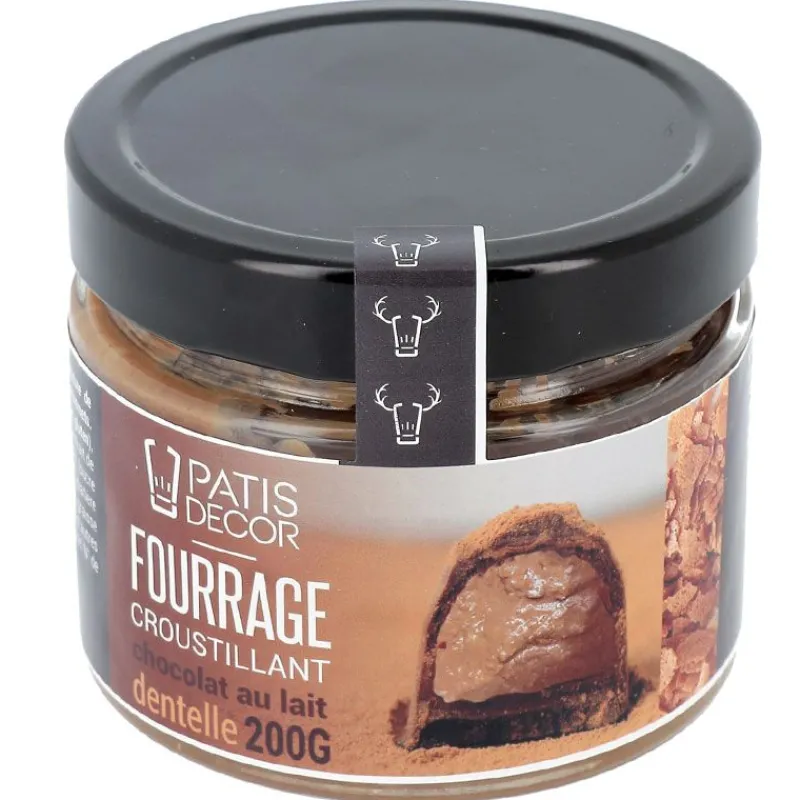 Cerf Dellier Fourrage croustillant au chocolat au lait et brisures de crêpes dentelles 200 g
