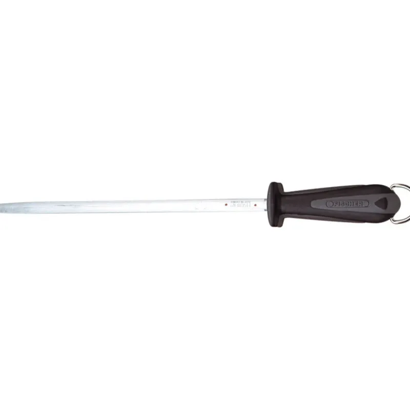 Cerf Dellier Fusil à aiguiser de boucher mèche ronde 30 cm