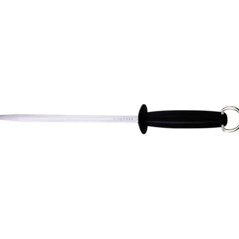 Cerf Dellier Fusil à aiguiser de cuisine mèche ronde 25 cm