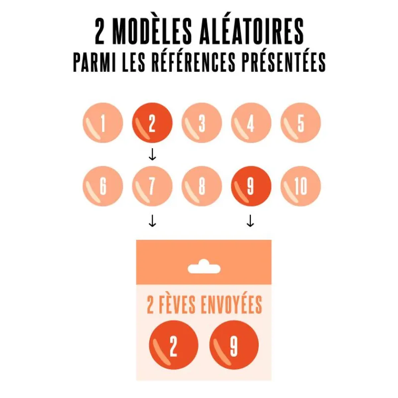 Cerf Dellier Fèves Les Jouets en Bois (x2)