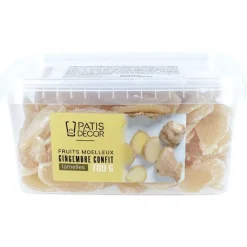 Cerf Dellier Gingembre confit en lamelles 700 g