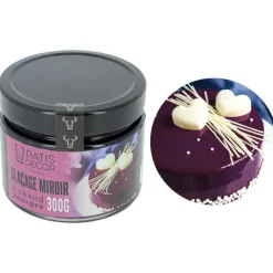 Cerf Dellier Glaçage miroir Pourpre 300 g