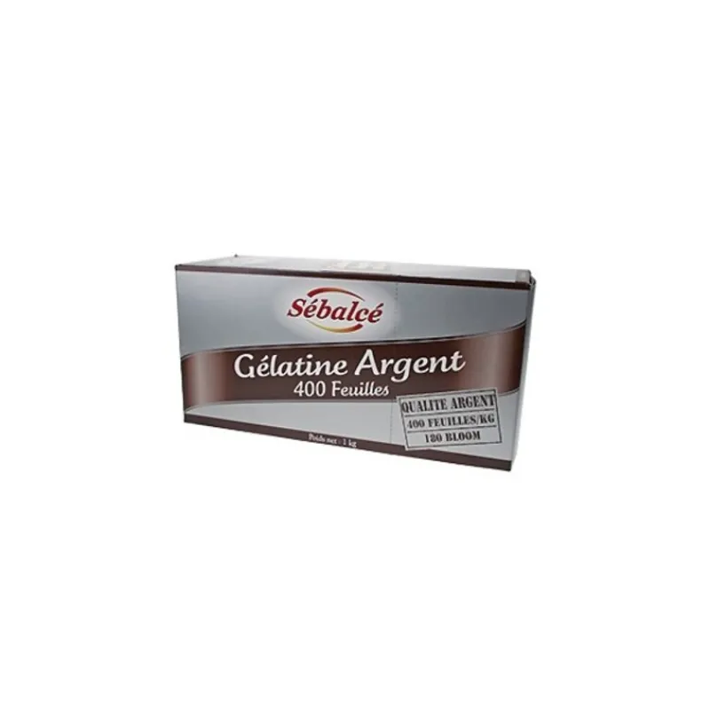 Cerf Dellier Gélatine en feuilles qualité Argent 1 kg