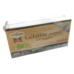 Cerf Dellier Gélatine porcine 400 feuilles bio Briançon 1 kg