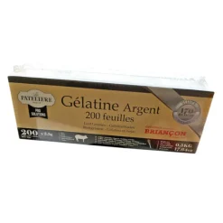 Cerf Dellier Gélatine porcine 200 feuilles 170 blooms 500 g