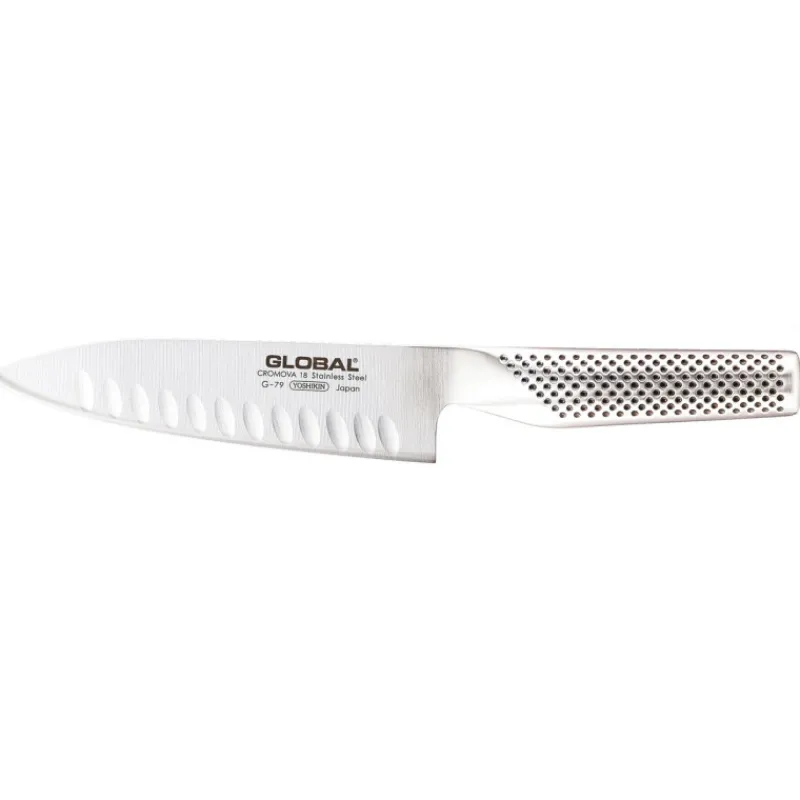 Cerf Dellier Global série G couteau de cuisine alvéolé G77 20 cm