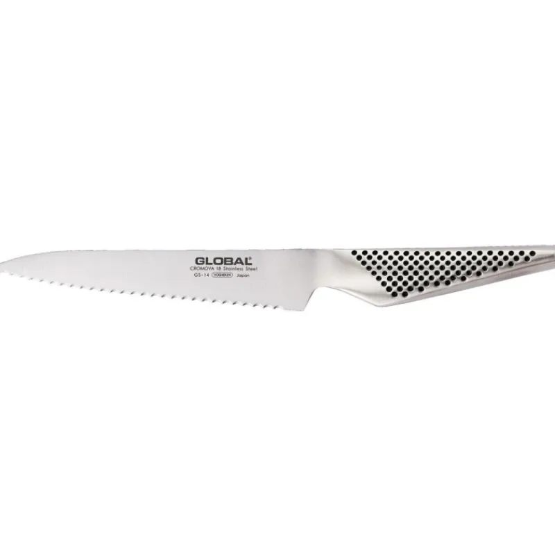 Cerf Dellier Global série GS couteau lame crantée GS14 15 cm