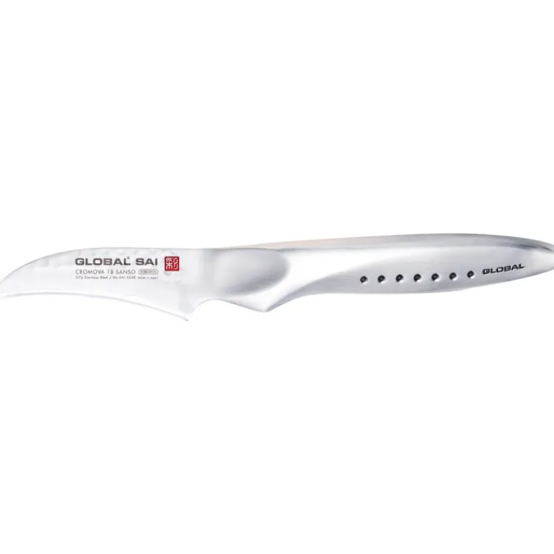 Cerf Dellier Global série Saï couteau d'office lame courbe SAI-S04R 6,5 cm