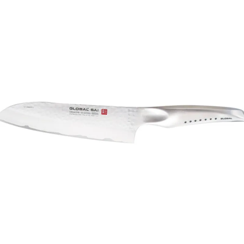 Cerf Dellier Global série Saï couteau santoku SAI-03 19 cm