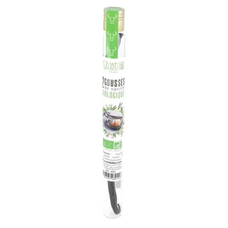 Cerf Dellier Gousses de vanille Bio (x2)