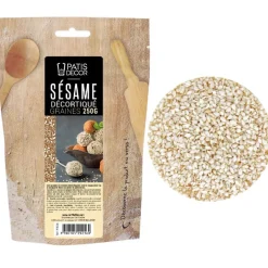 Cerf Dellier Graines de sésame décortiquées 250 g