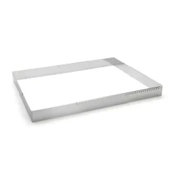 Cerf Dellier Grand cadre extensible inox rectangle Hauteur 5 cm De Buyer