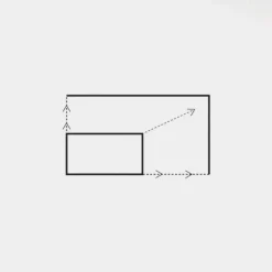 Cerf Dellier Grand cadre extensible inox rectangle Hauteur 5 cm De Buyer