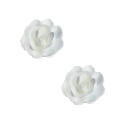Cerf Dellier Grandes roses blanches en azyme (x 6)