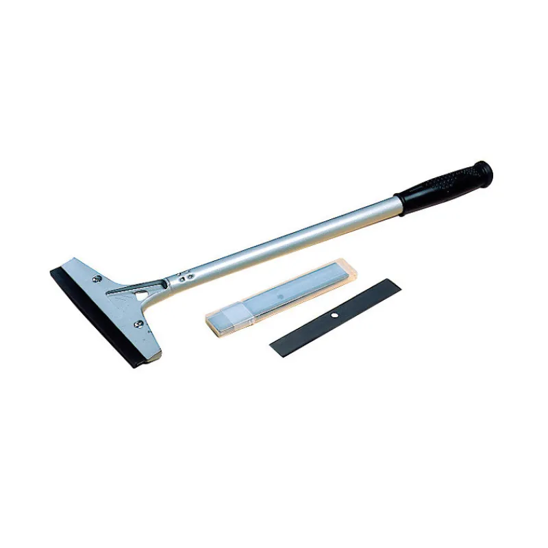 Cerf Dellier Grattoir à manche 5 lames inox de 15 cm manche 40 cm